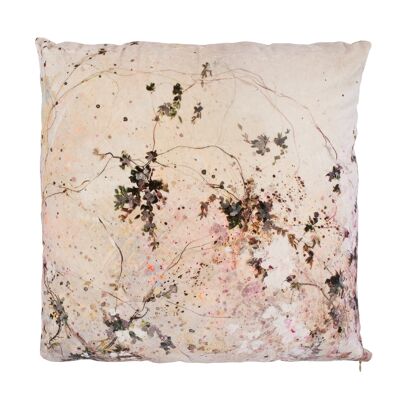 EGLANTIER III CUSHION, velvet, 100% Europe