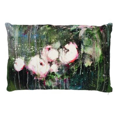 CUSHION Deep Green, VELVET, 100% Europe