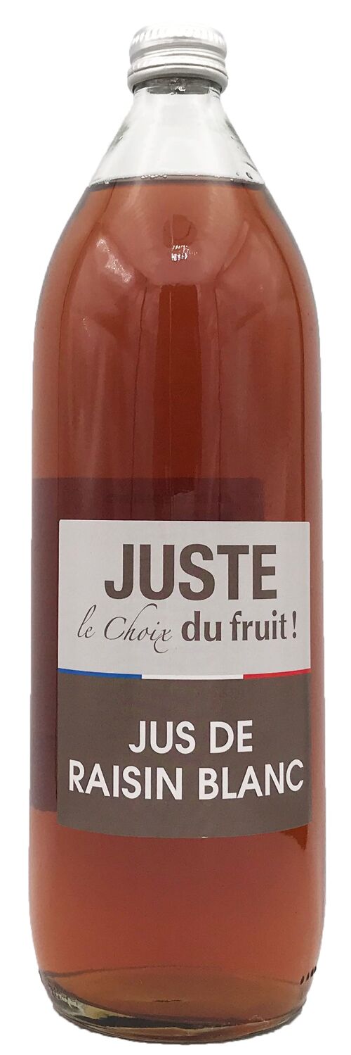 JUSTE LE CHOIX DU FRUIT - JUS RAISIN BLANC 1L X 6