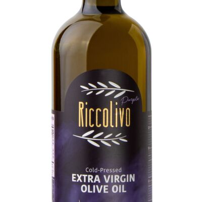 Riccolivo Premium Aceite de Oliva Virgen Extra Morado (Equilibrado) 750 ml
