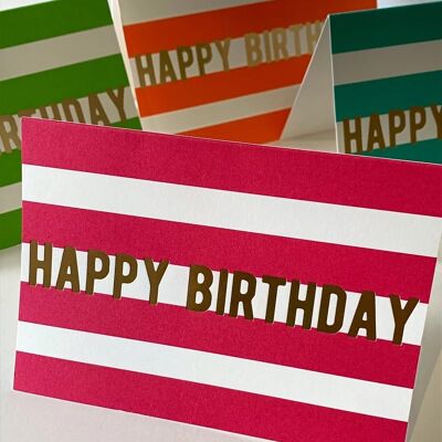 Cartes d'anniversaire – individuelles