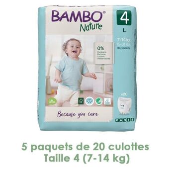 Bambo Nature Pants Maxi T4 (7-14 kg) - 5 paquets de 20 culottes 6