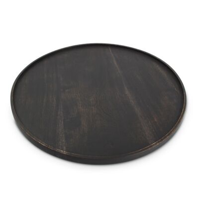 Serveerplank 35cm hout zwart Rural