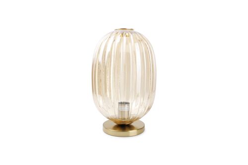 Tafellamp 20xH35cm amber Beam