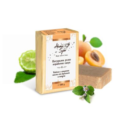 Apricot Natural Soap with Bergamot and Patchouli