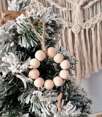 Guirlande Lumineuse de Noël avec 20 Bougies Crèmes LED Blanc Chaud à Pince  pour Sapin