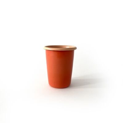 Enamel cup – Terracotta - EKOBO