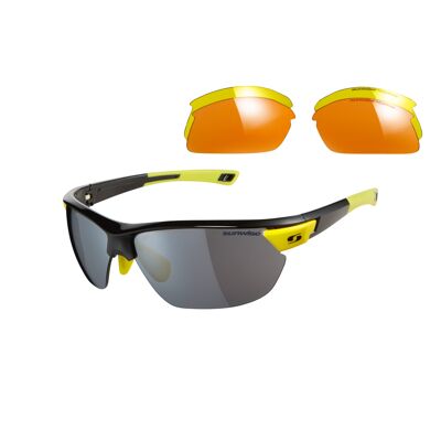 Lunettes de soleil sport Kennington avec verres interchangeables - 3 couleurs