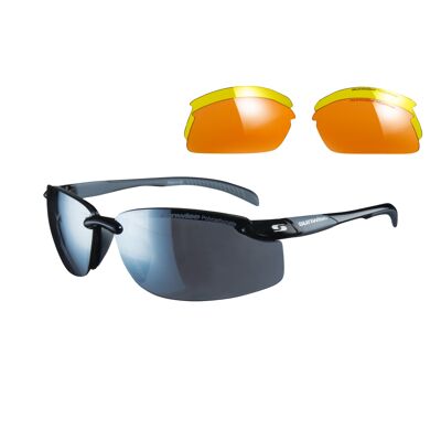 Pacific Sportsonnenbrille mit Wechselgläsern-2 Farben