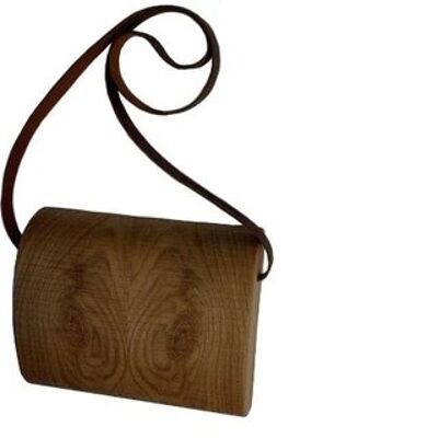 Holztasche Eiche Sägerau