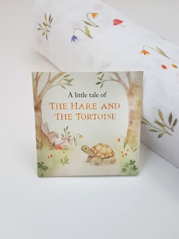 Forest- Single Swaddle/Large Muslin {Hare and Tortoise Collection} with the Little Book 9
