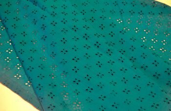 Emerald Broderie Anglaise (Coton brodé) Couverture d'allaitement / Couverture d'allaitement 5