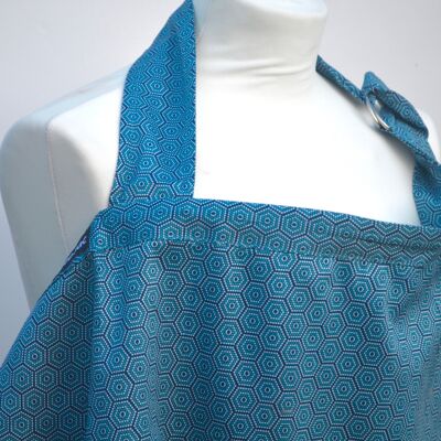 Turquoise Galaxy Nursing cover/Breastfeeding cover