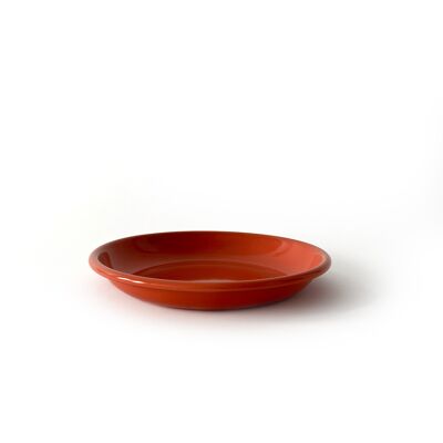 Enamel plate 21cm – Terracotta - EKOBO