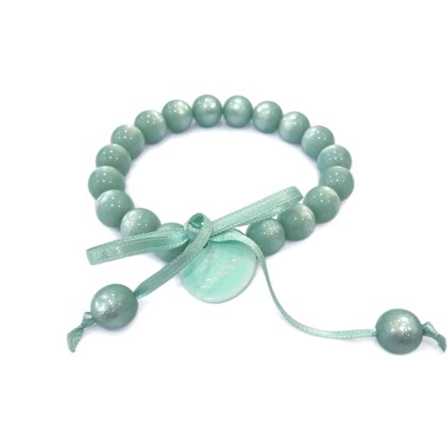 Bracelet perles S - AQUA CLAIR