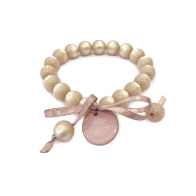 Pearl bracelet S - BABY PINK