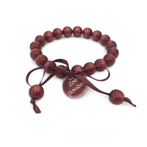 Bracelet perles S - FRAMBOISE