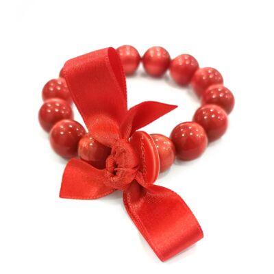 Pulsera de perlas M - MANDARINA