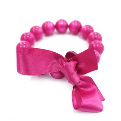 Bracelet perles M - FUSCHIA