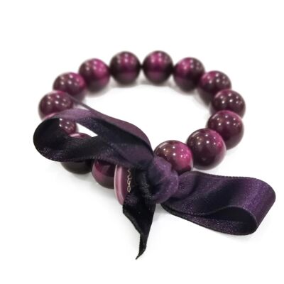 Bracelet perles M - VIOLET