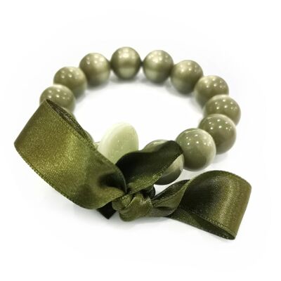 Bracelet perles M - KAKI