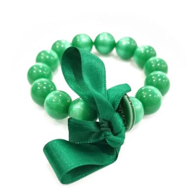Pearl bracelet M - GREEN BRAZIL