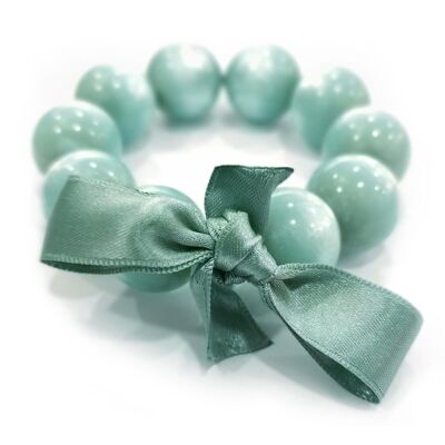 Bracelet perles L - AQUA CLAIR