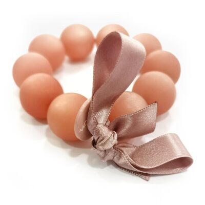 Pearl bracelet L - OPAQUE OLD PINK