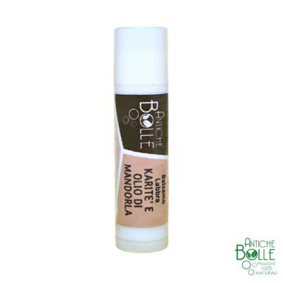 Lip balm with shea and sweet almond oil