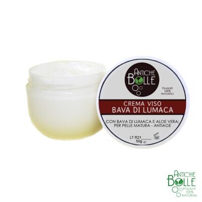 Crema facial de baba de caracol