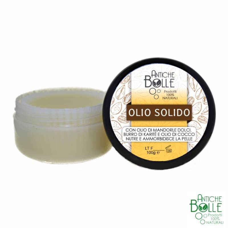 Festes Öl mit Mandelöl.