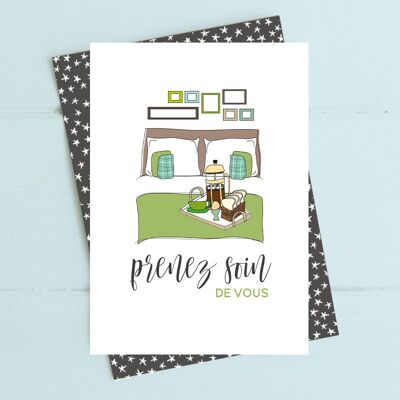 Speedy Recovery (prenez soin de vous) - French Greetings Card