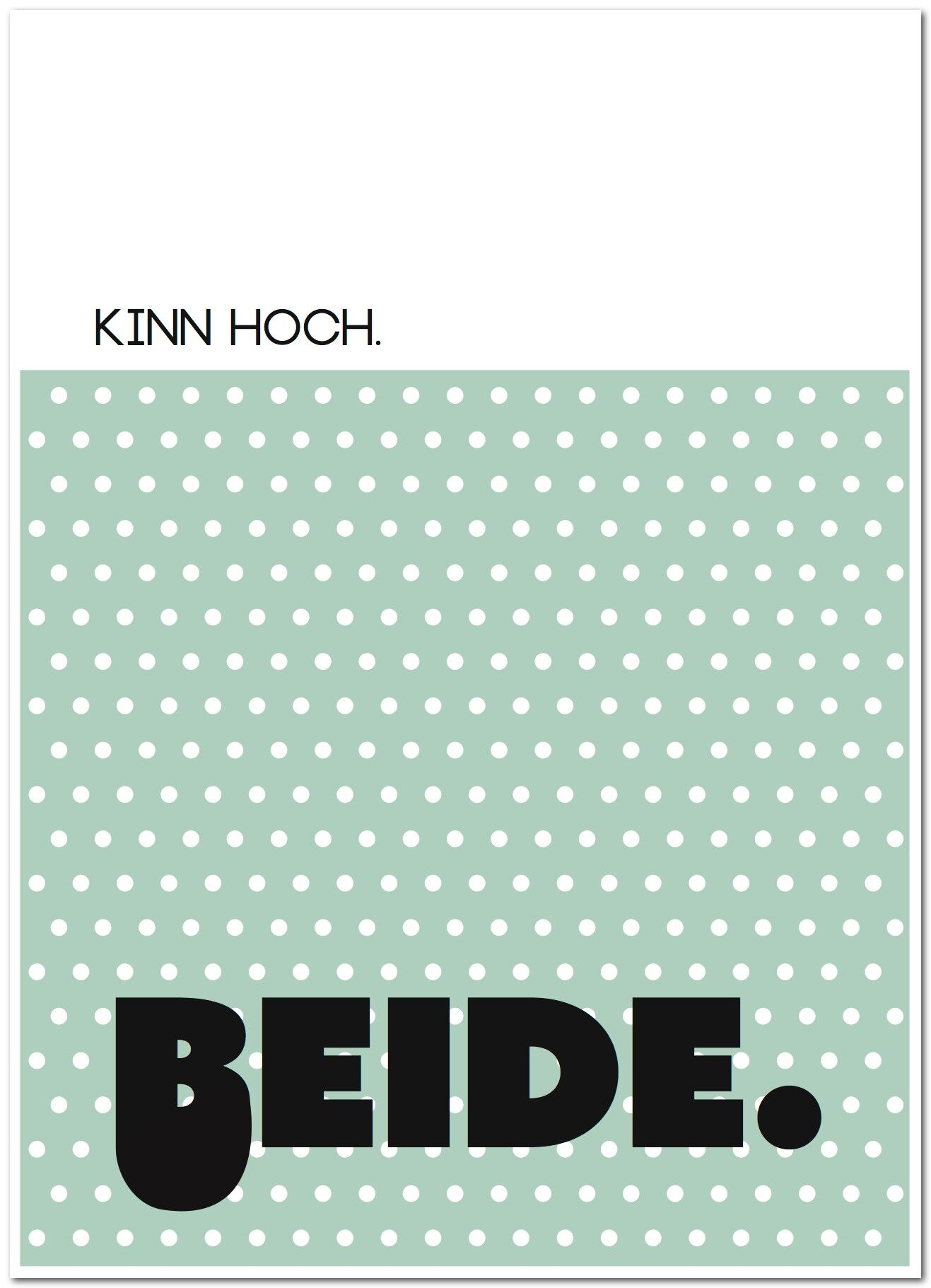 Cartolina "A testa alta - entrambi"