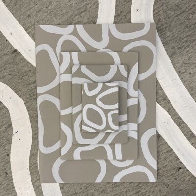 Sifnos gray notebook - 11x15.5 cm