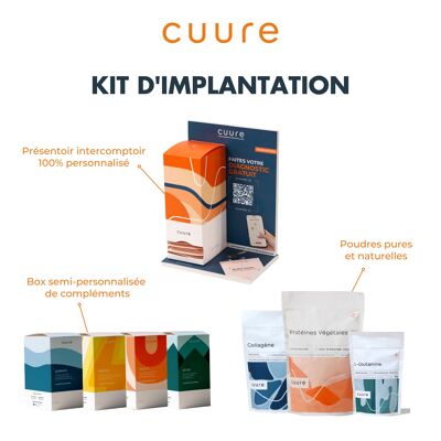 Kit d'implantation Cuure - Compléments alimentaires - 23 U