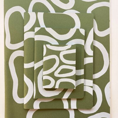 Sfnons green notebook - 11x15.5 cm