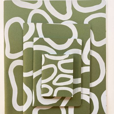 Sfnons green notebook - 15x21.5 cm