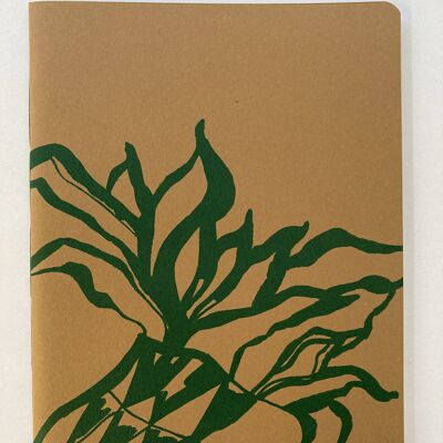 Kokospalmen-Notizbuch - 15 x 21,5 cm
