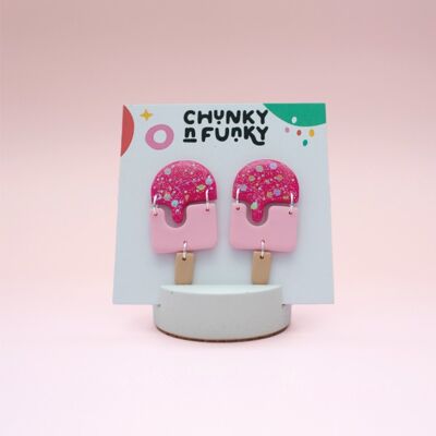 PENDIENTES GLITTER ICE LOLLY