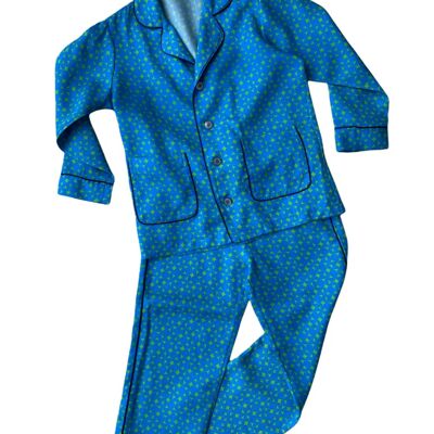 Pyjama Enfant Bleu-Vert