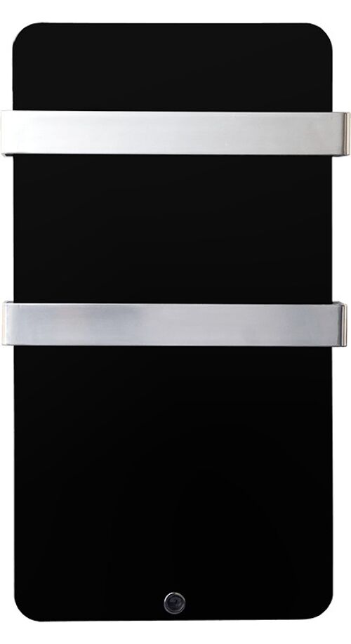 Radiador secatoallas HAVERLAND XTAL6N, 600W , Cristal negro