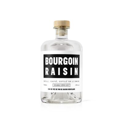 EAU-DE-VIE DE RAISIN, BOURGOIN RAISIN, DOUBLE ZÉRO 70CL 38%