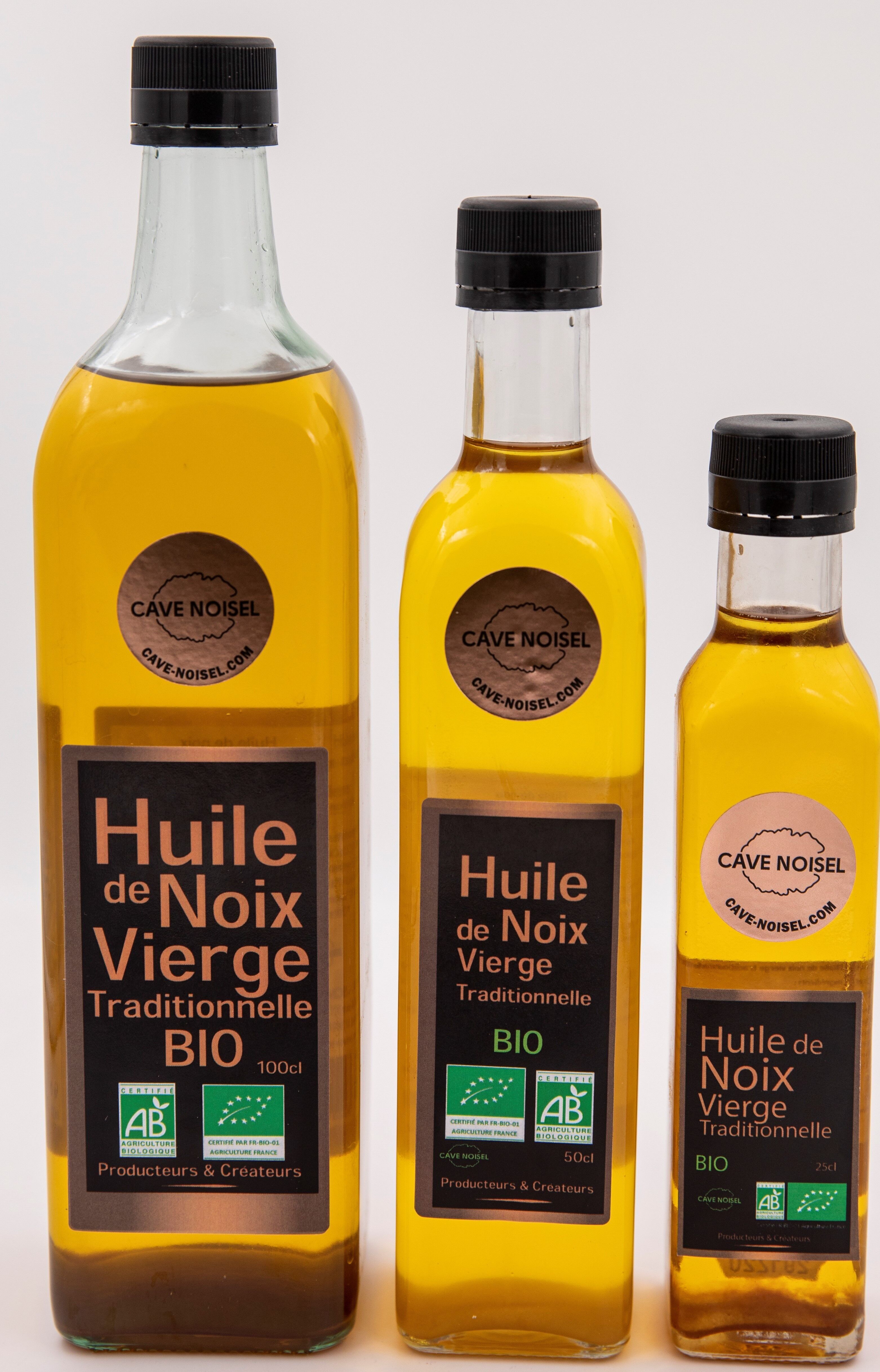 Huile de noix vierge traditionnelle BIO - 1L