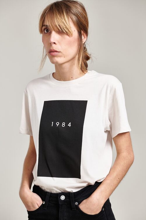 1984 unisex t-shirt (vintage white)