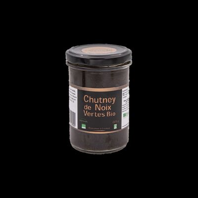 Chutney de nueces verdes ECOLÓGICO - 225g