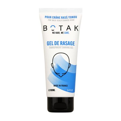 Gel de rasage [crâne rasé/tondu] anti-irritations (100ml)