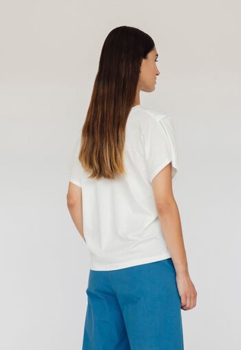 T-shirt C02 Tessin Blanc Cassé 3