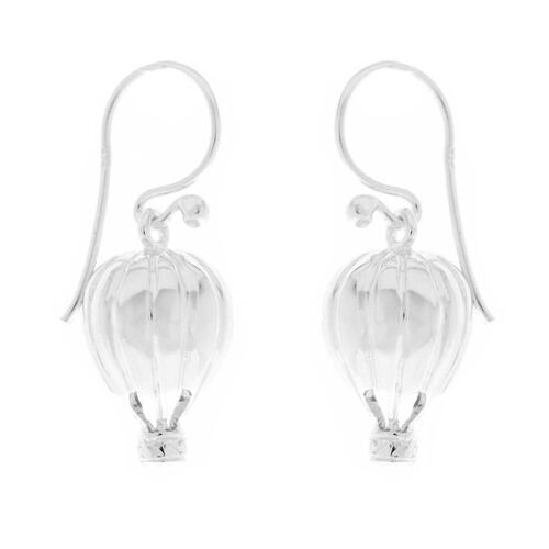 Sterling Silver Hot air Balloon Earrings and Presentation Box
