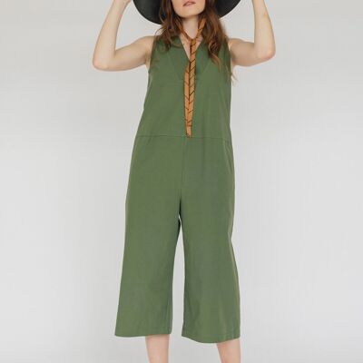 M02 Jarama Jumpsuit Moss Green