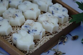 Fondants de cire parfumés au sel gemme et au bois flotté 2